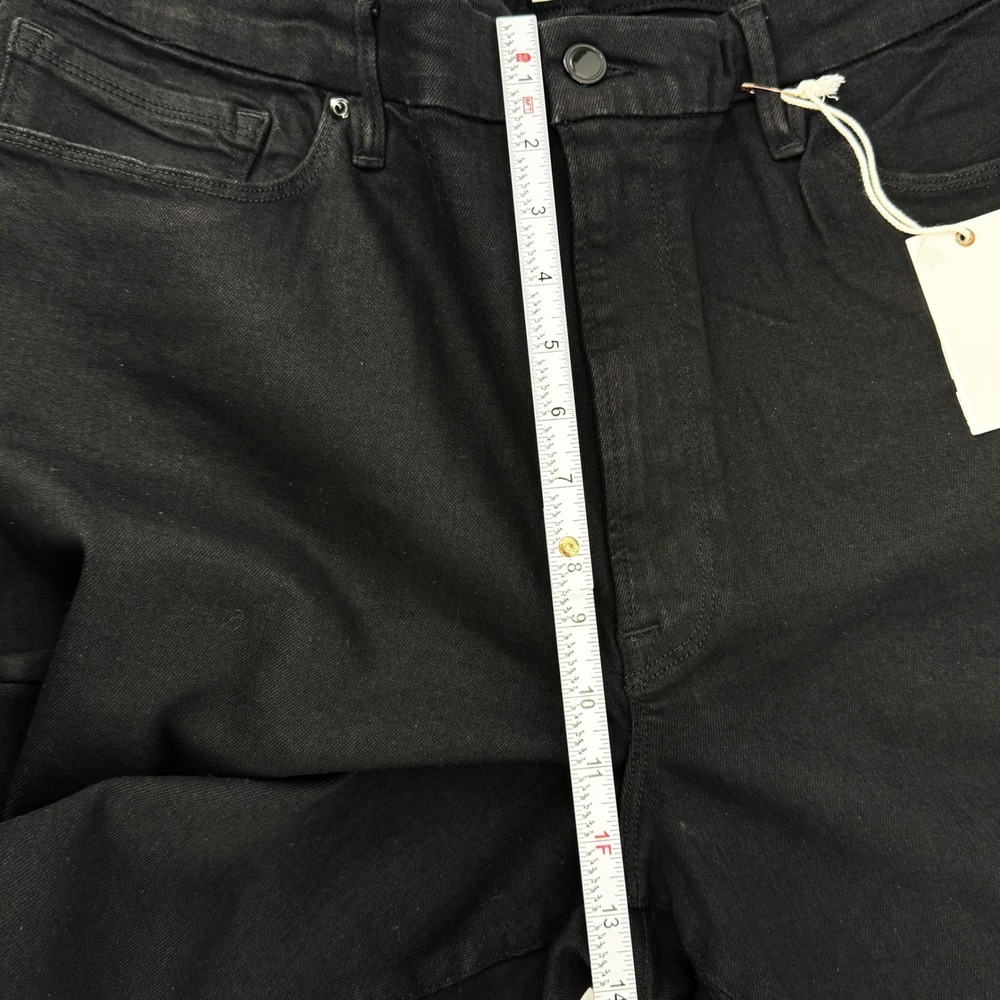 Good American Jeans Women Size 28-32 Black Good Leg Straight Stretch Denim NEW - Picture 14 of 16